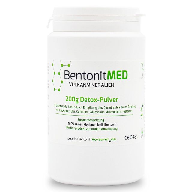 Bentonite MED detox powder 200g, Medical device