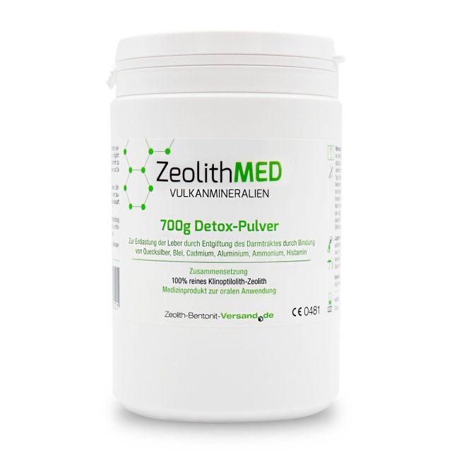 Zeolita MED 700 gr Polvos desintoxicantes, Producto sanitario