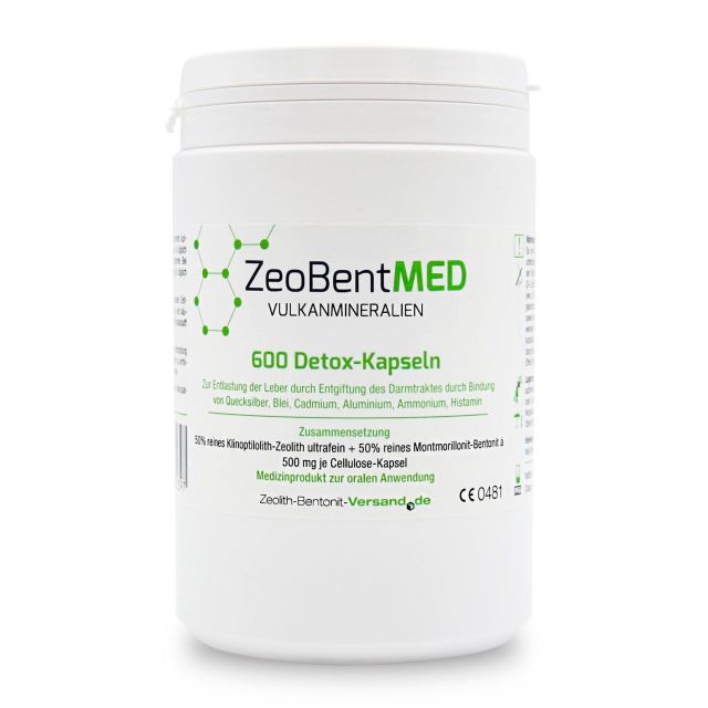 ZeoBentMED 600 detox capsules, Medical device