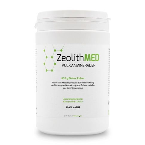 ZeolithMED Detox-Pulver 650g, Medizinprodukt mit CE-Zertifikat